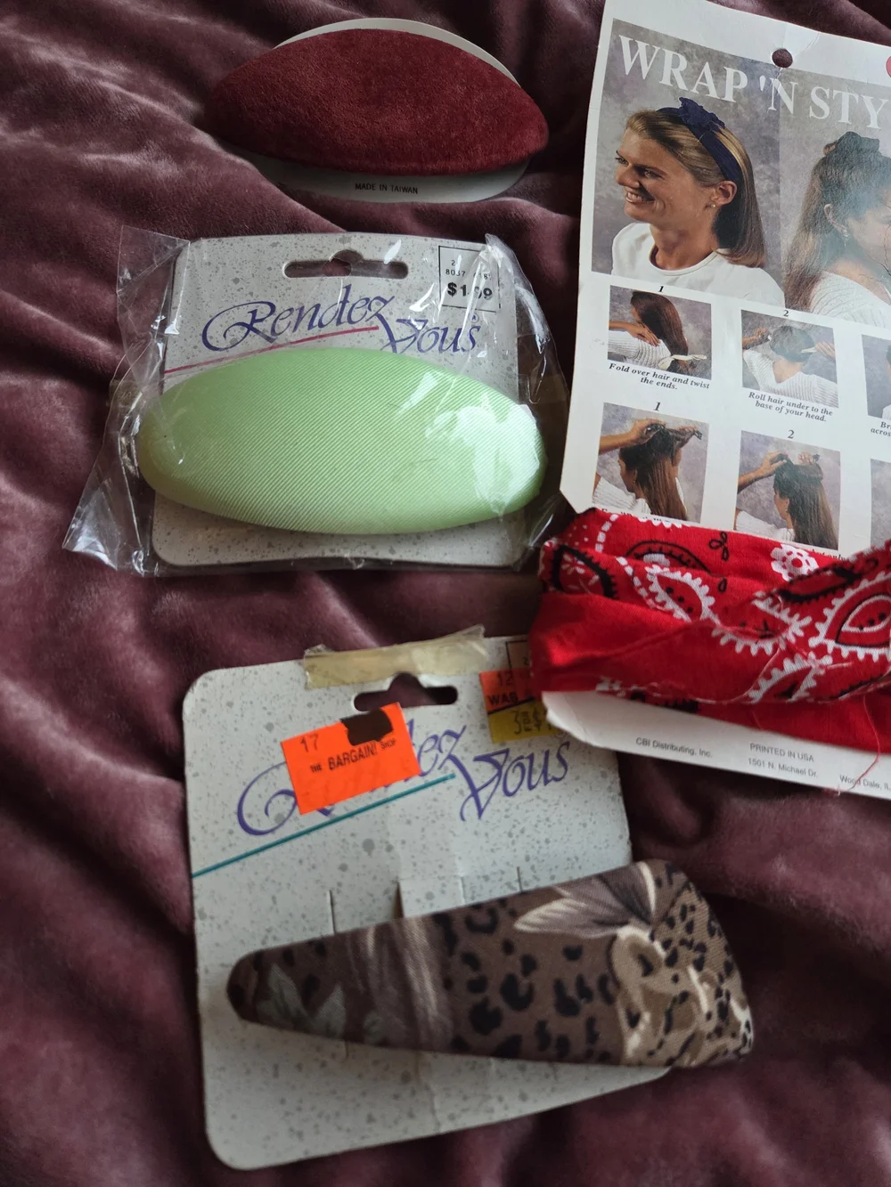 90s Vintage Hair Accessories Lot